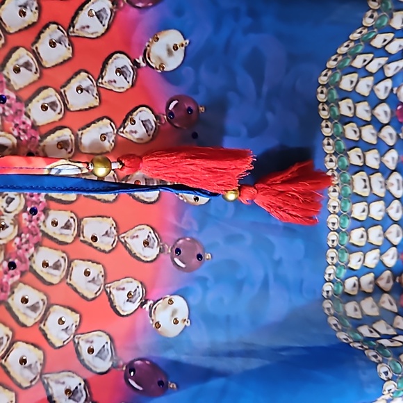 ASA Kaftans Sheer Tassled Top - Picture 4 of 9